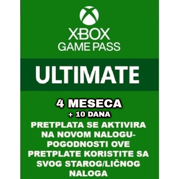 ULTIMATE 4 meseca + BONUS / Novi Nalog