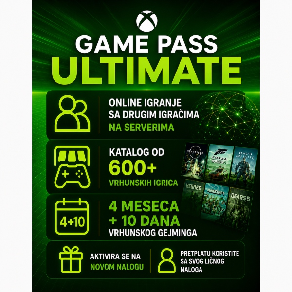 ULTIMATE 4 meseca + BONUS / Novi Nalog