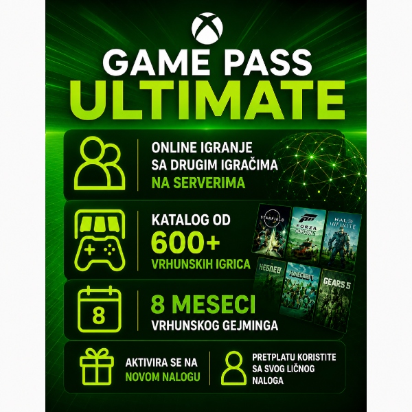 ULTIMATE 8 meseci / Novi Nalog